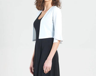Clara Sun Woo - Cardigan curto com manga tulipa