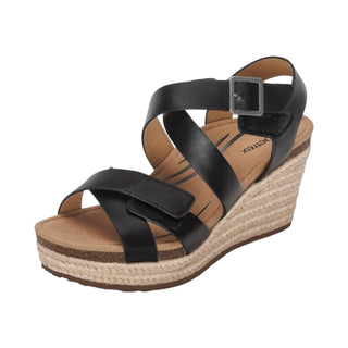 Aetrex - Sandálias ortopédicas femininas Anna Wedge