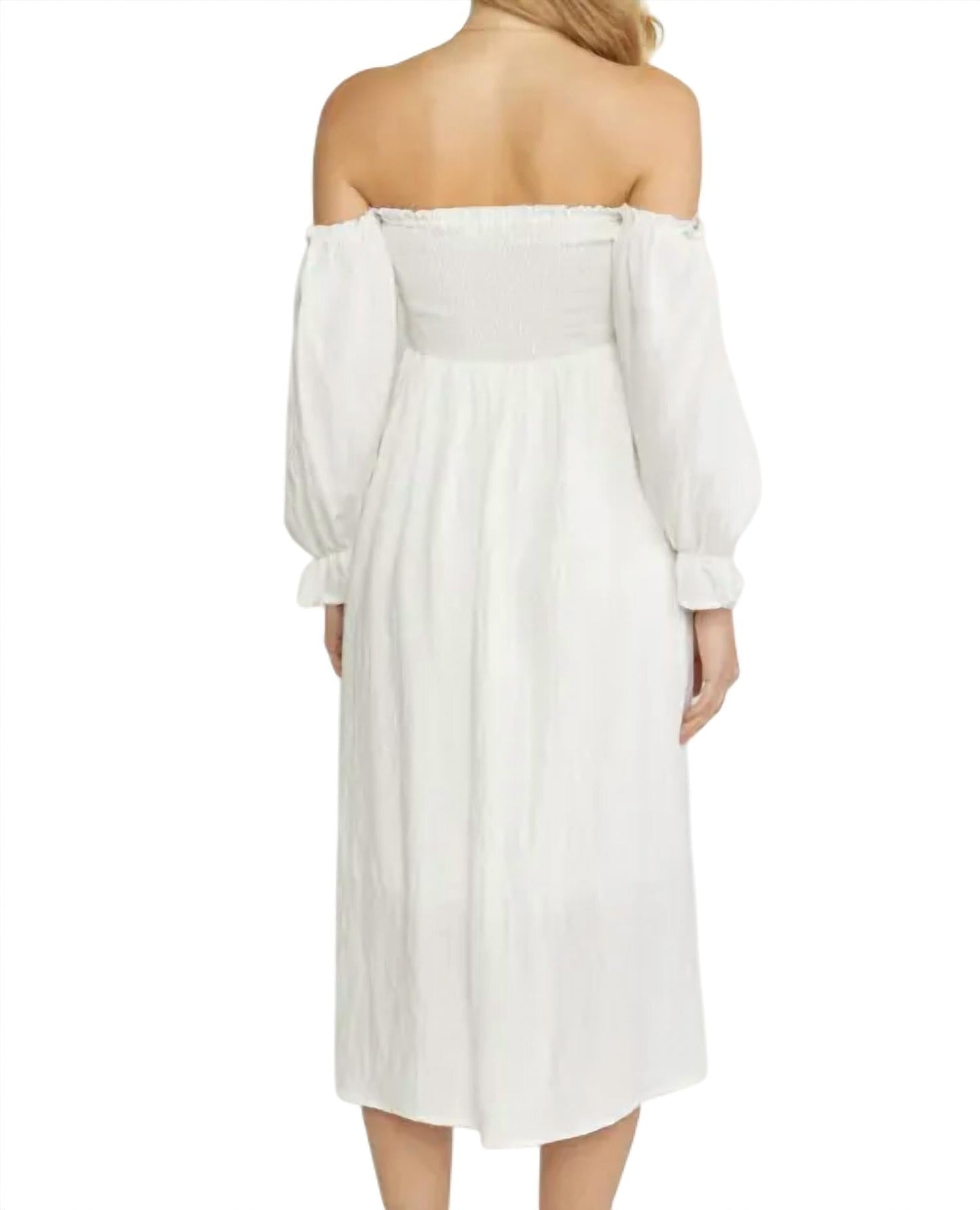 Entro - Off-shoulder Midi Dress