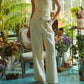 Astr - Bryony Linen Blend Pleated Pants