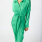Joseph Ribkoff - TIE FRONT SATIN BLOUSE DRESS
