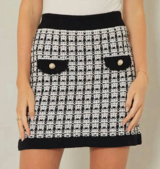 Entro - Knit Mini Skirt