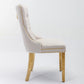 Nikki Collection Modern Tufted Velvet Upholstered Dining Chairs - Set of 2