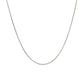 14k White Gold Round Cable Link Chain 1.1mm