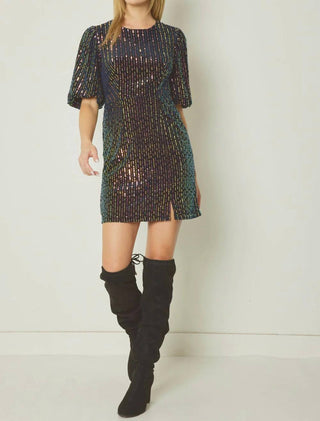 Entro - Sequin Bubble Dress