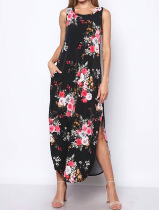Coletivo Rack - Vestido longo floral