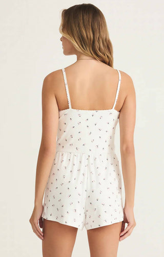 Z Supply - Daydream Ditsy Floral Pointelle Romper