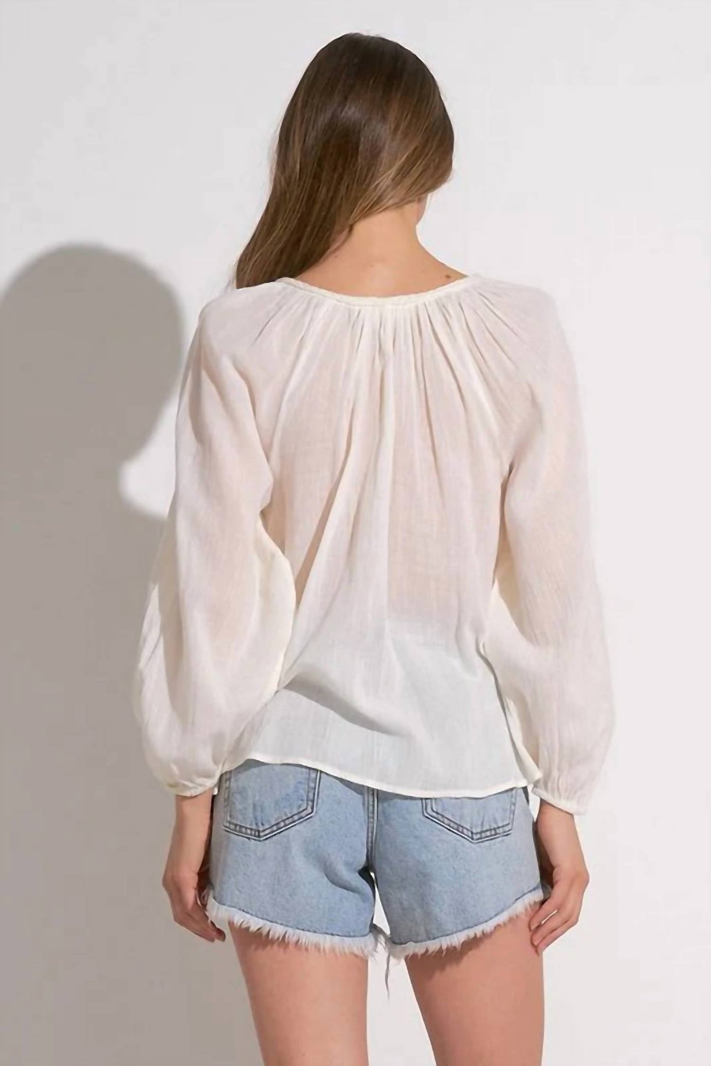 Elan - Gina Long Sleeve Top