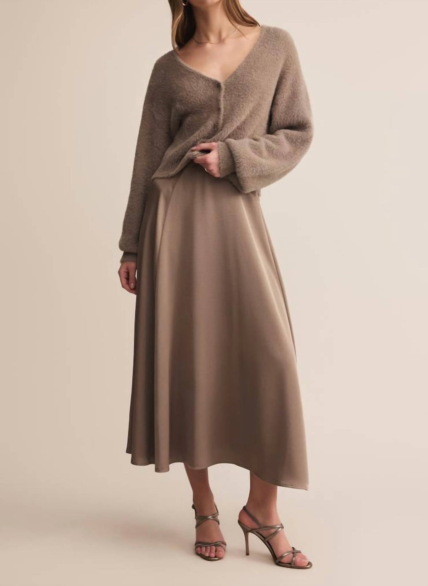 Z Supply - Northpointe Satin Midi Skirt