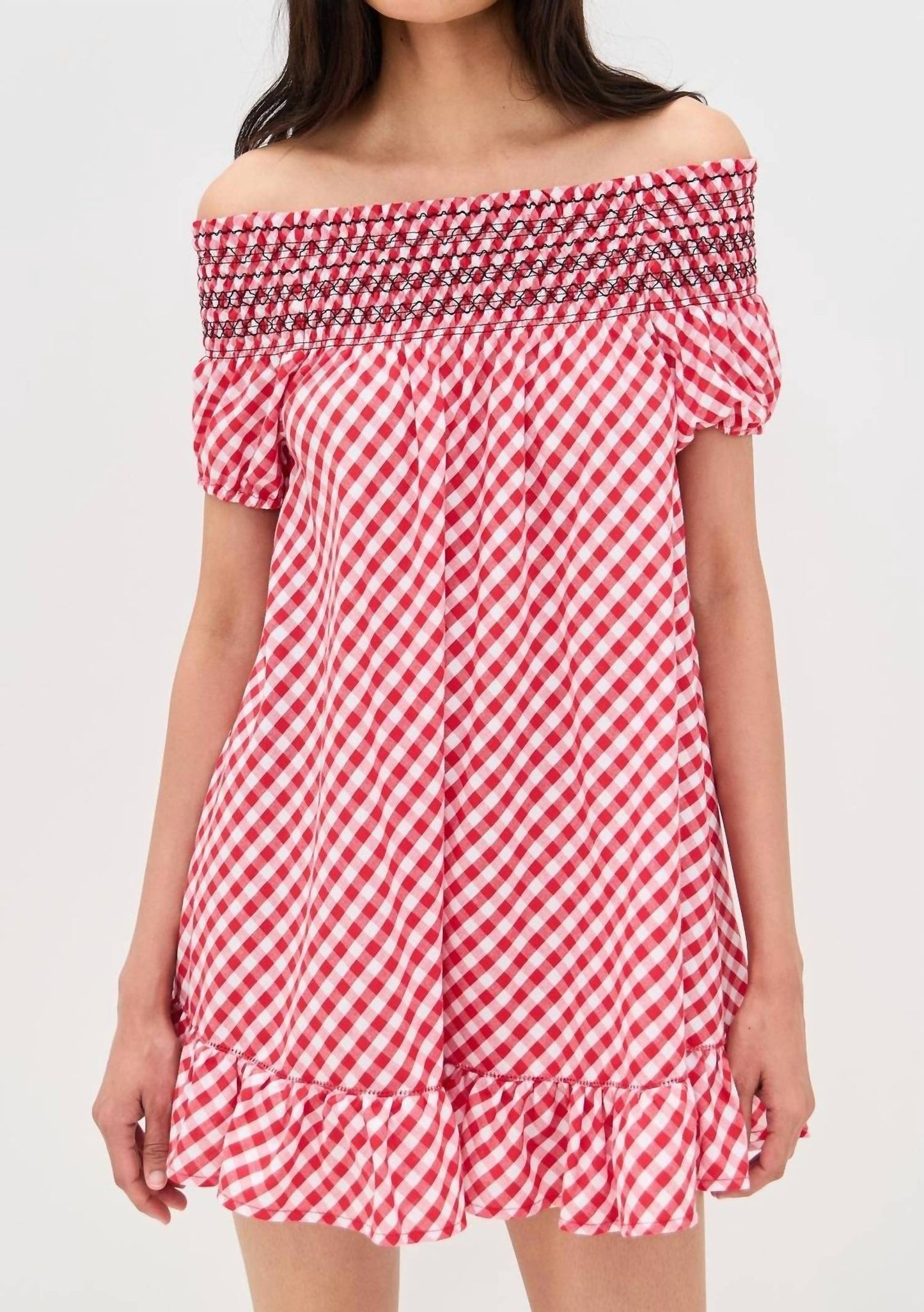 Frankies Bikinis - Ruby Poplin Mini Dress