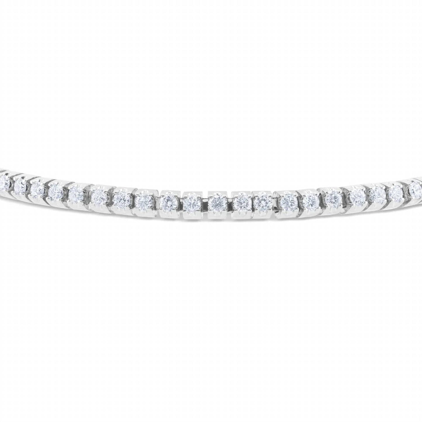 Diana M Jewels - Flexible 3.25cts Diamond Tennis Bracelet