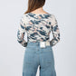 Amb Designs - Camouflage Art Raw Edge Second Skin Top
