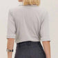 Raizz - Zilda Ribbed Collar Sport Blouse