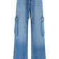 7 For All Mankind - Dream Cargo Palazzo Denim Jeans