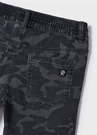 Mayoral - Soft Denim Camo Bermuda Shorts