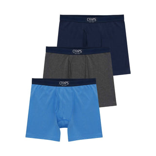 Chaps - Men's Boxer Briefs Three Pack Set
