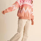 &Merci - Geometric Knit Half Zip Pullover