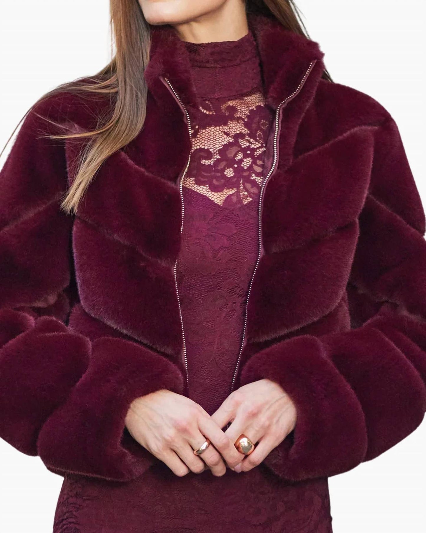 Generation Love - Brianna Faux Fur Jacket