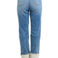 Judy Blue - High Waist Shearling Cuffed Straight Leg Jean