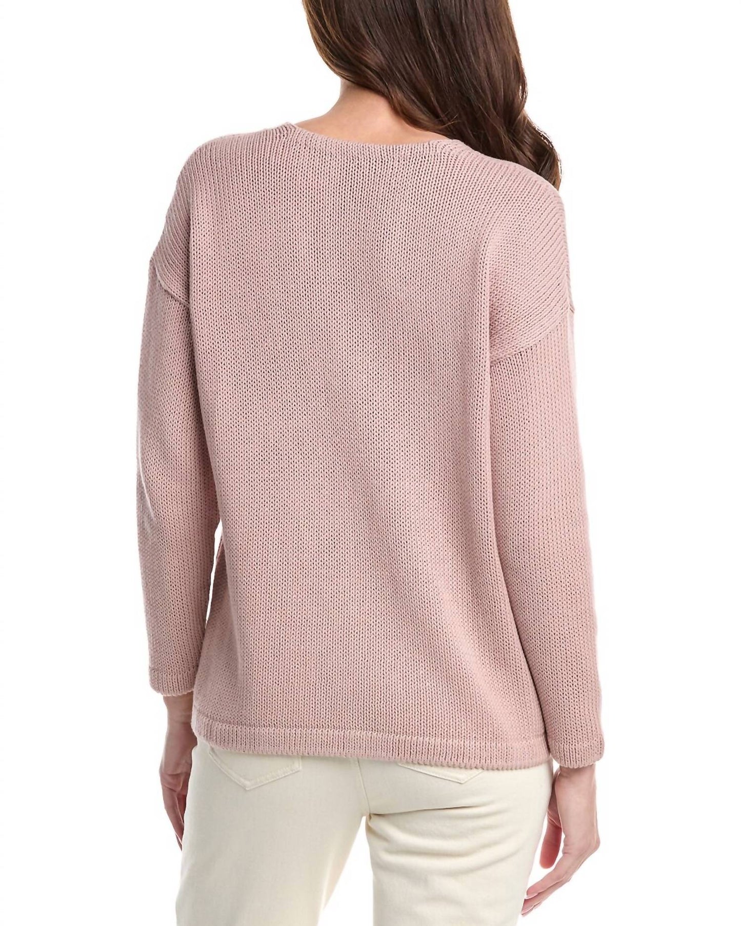 Eileen Fisher - Organic Cotton V-neck Pullover Top
