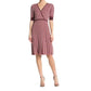 Kate Spade - Plaid Faux Wrap Knit Dress