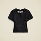 J.Crew - Open-back Puff-sleeve Top In Stretch Cotton Blend