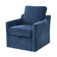 Swivel Arm Chair With USB Type-C Charging And Book Pocket