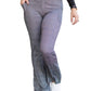 Julia Rose - Felicity Plaid Bootcut Leggings