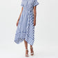 Joseph Ribkoff - Collared Striped Dress