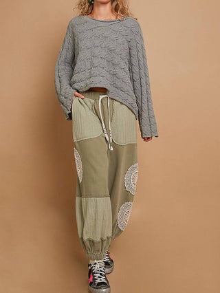 Pol - Suéter Cropped Chenille