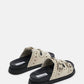 Steve Madden - Women's Malek Grommets Leather Sandals