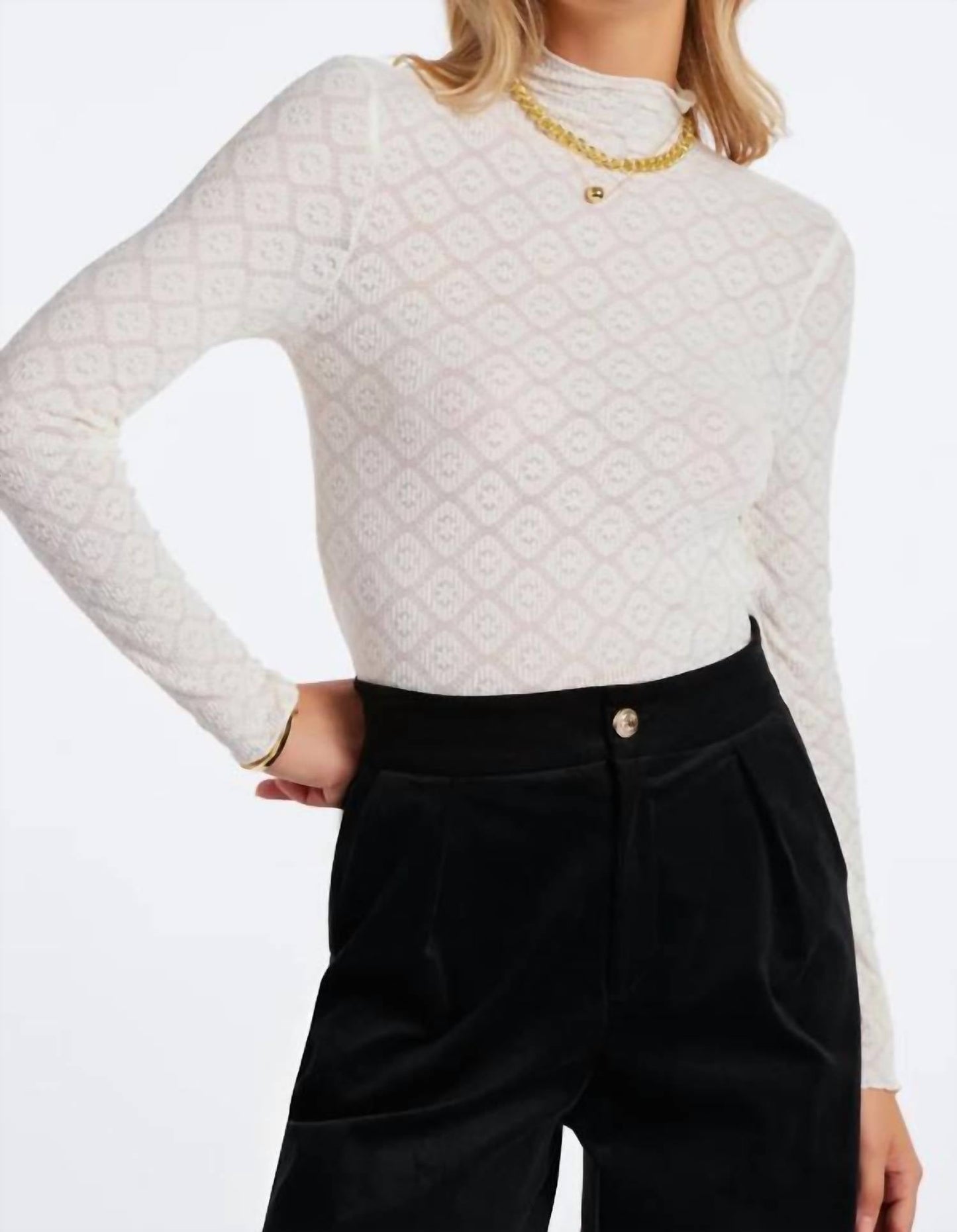 Bishop + Young - Spencer Funnel Neck Top