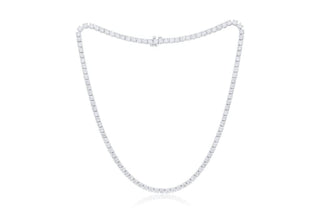 Diana M Jewels - 5.45 Cts Lab Grown Diamond Tennis Necklace