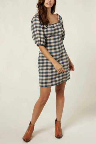 O'Neill - Vestido curto xadrez Abbie