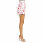 Leith - Pull On Elastic Floral Print High Waist Shorts