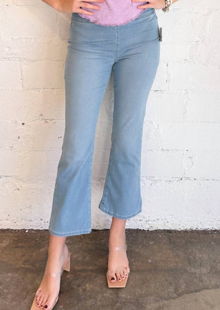 Free People - Calça Jeans Slim Flare Cropped In My Feelings