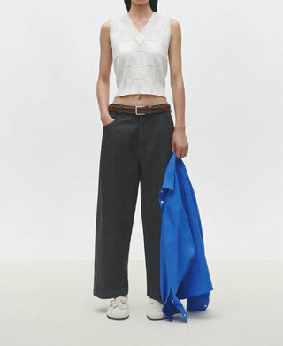 Cordera - Checkered Cotton & Cashmere Waistcoat