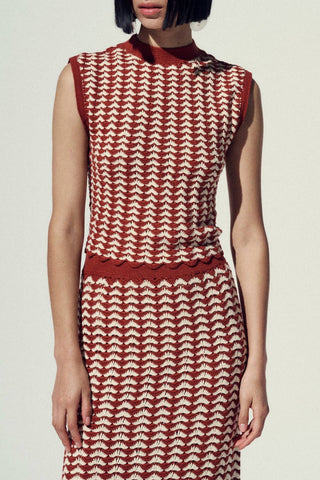 Escvdo - Motupe Crochet Sleeveless Top