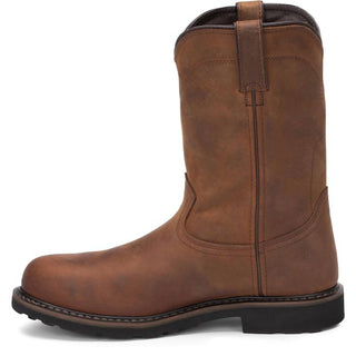 Justin - MEN'S DRYWALL 10" WATERPROOF STEEL TOE WORK BOOTS