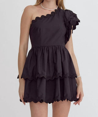 Entro - One-Shouldered Mini Dress