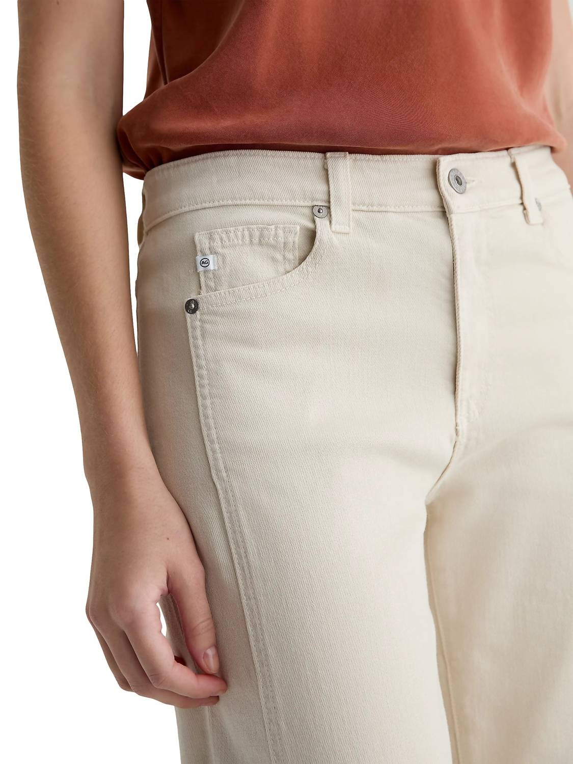 Ag Jeans - Saige Wide Leg Cropped Jeans