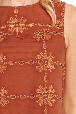 Eva Franco - Top Carrie Cotton com Ilhós