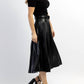 A.Ren - Camden Faux Leather Midi Skirt