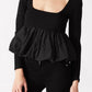 Steve Madden - Harmony Square Neck Long Sleeve Top