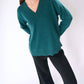 Cashmere Clouds - Crossover V-Neck Cashmere Sweater