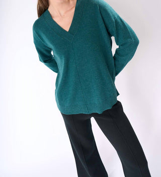 Cashmere Clouds - Crossover V-Neck Cashmere Sweater