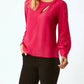 Ecru - Swinton Slit Neck Blouse