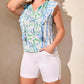 Tribal - Flutter Sleeve Blouse