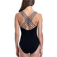 Profile By Gottex - V-Neck One Piece Swimsuit