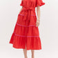 Entro - Scalloped Midi Dress